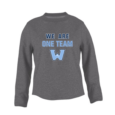 Watauga Pioneers We Are One Team Women's Sweatshirt