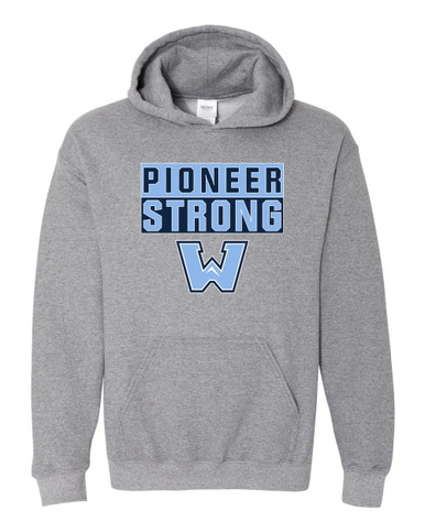 Watauga Pioneers Strong #1 Men's Hoodie