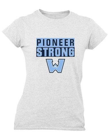 Watauga Pioneers Strong #1 Women's SS T-Shirt