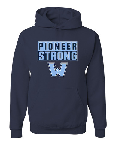 Watauga Pioneers Strong #1 Men's Premium Hoodie