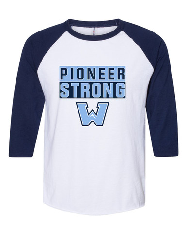 Watauga Pioneers Strong #1 Men's Baseball T-Shirt
