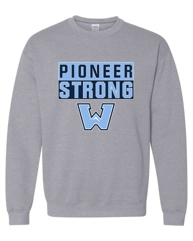 Watauga Pioneers Strong #1 Men's Sweatshirt