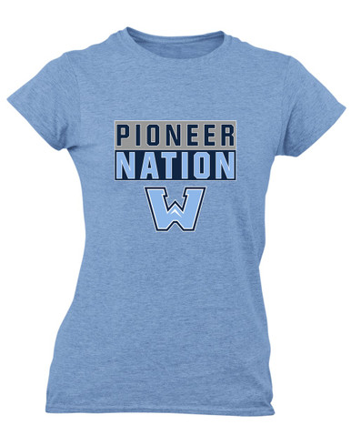 Watauga Pioneers Nation #1 Women's SS T-Shirt