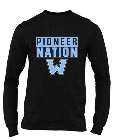 Watauga Pioneers Nation #1 Men's Premium LS T-Shirt