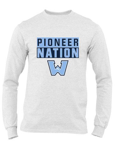 Watauga Pioneers Nation #1 Men's LS T-Shirt