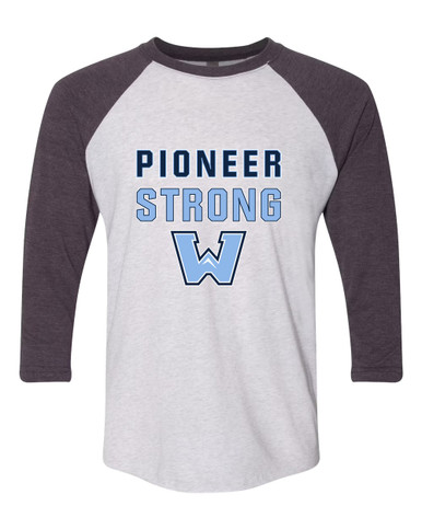Watauga Pioneers Strong #2 Men's Baseball T-Shirt