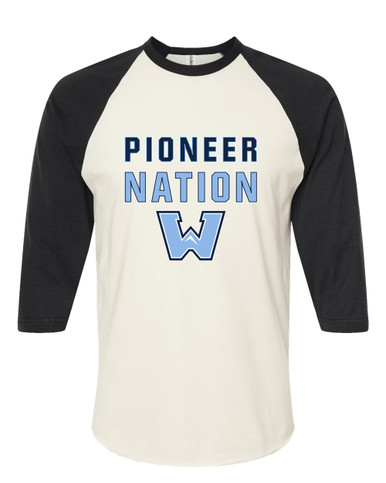 Watauga Pioneers Nation #2 Women's Baseball T-Shirt