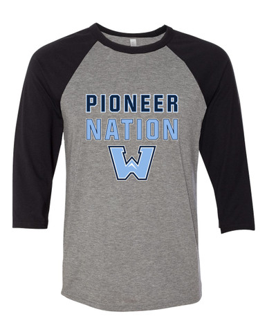 Watauga Pioneers Nation #2 Men's Baseball T-Shirt