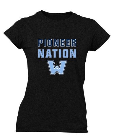 Watauga Pioneers Nation #2 Women's Premium SS T-Shirt