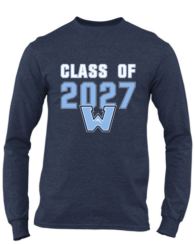 Watauga Pioneers Class of 2027 Men's Premium LS T-Shirt