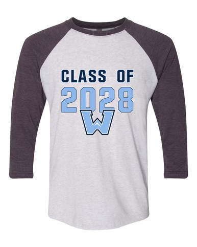 Watauga Pioneers Class of 2028 Women's Baseball T-Shirt