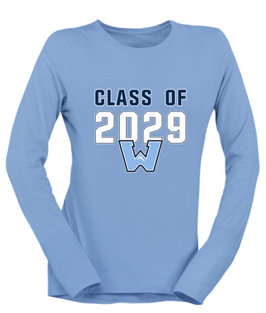 Watauga Pioneers Class of 2029 Women's LS T-Shirt