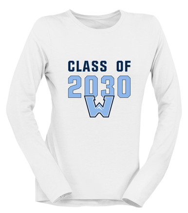 Watauga Pioneers Class of 2030 Women's Premium LS T-Shirt