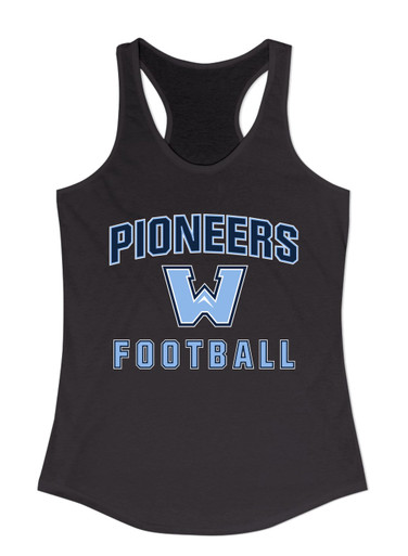 Watauga Pioneers Football #1 Women's Tank Top
