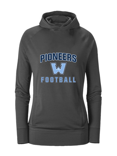 Watauga Pioneers Football #1 Women's Hoodie
