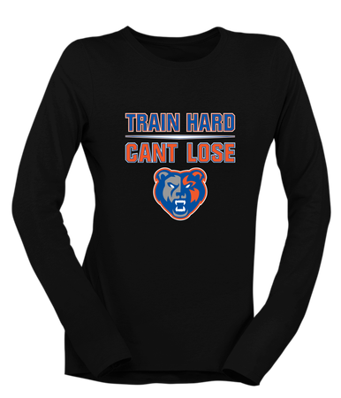Grand Oaks Grizzlies Train Hard, Can't Lose Women's LS T-Shirt