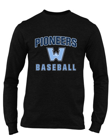 Watauga Pioneers Baseball #1 Men's Premium LS T-Shirt