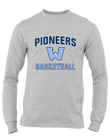 Watauga Pioneers Basketball #1 Men's Premium LS T-Shirt