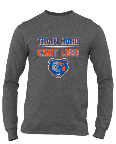 Grand Oaks Grizzlies Train Hard, Can't Lose Men's LS T-Shirt