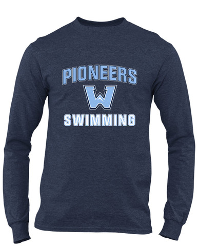 Watauga Pioneers Swimming Men's Premium LS T-Shirt