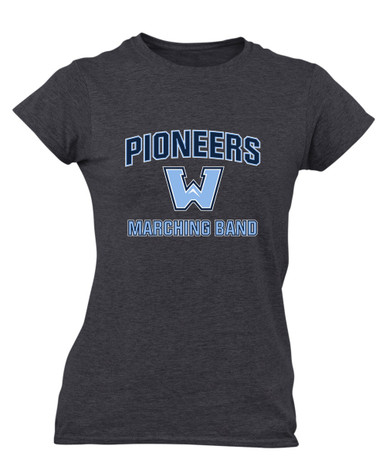 Watauga Pioneers Marching Band Women's Premium SS T-Shirt