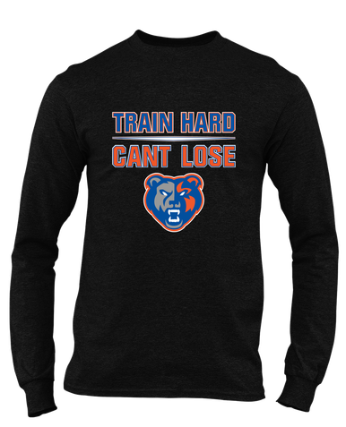 Grand Oaks Grizzlies Train Hard, Can't Lose Men's Premium LS T-Shirt
