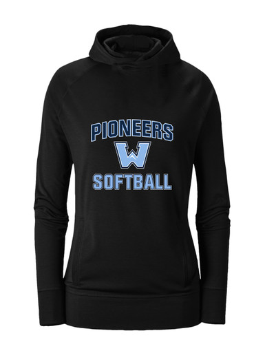 Watauga Pioneers Softball #1 Women's Hoodie