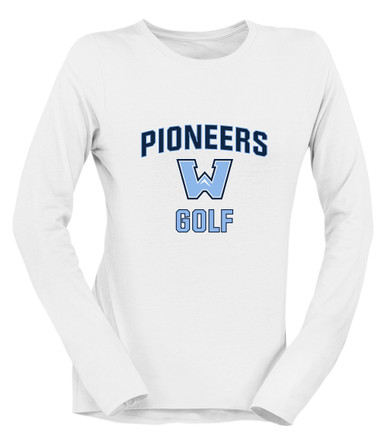 Watauga Pioneers Golf Women's LS T-Shirt