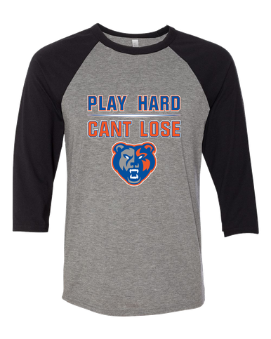 Grand Oaks Grizzlies Play Hard, Can't Lose Women's Baseball T-Shirt