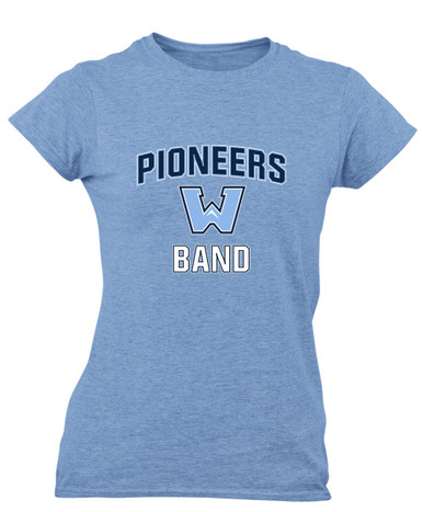 Watauga Pioneers Band # 1 Women's Premium SS T-Shirt