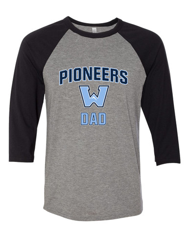 Watauga Pioneers Dad Men's Baseball T-Shirt