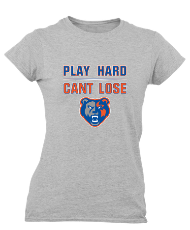 Grand Oaks Grizzlies Play Hard, Can't Lose Women's Premium SS T-Shirt