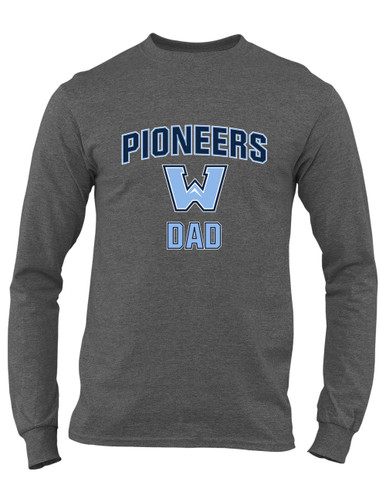 Watauga Pioneers Dad Men's LS T-Shirt