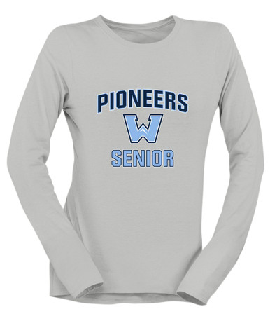 Watauga Pioneers Senior #1 Women's Premium LS T-Shirt