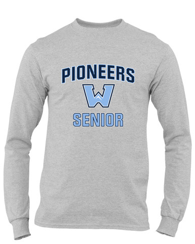 Watauga Pioneers Senior #1 Men's LS T-Shirt