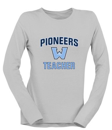 Watauga Pioneers Teacher Women's LS T-Shirt