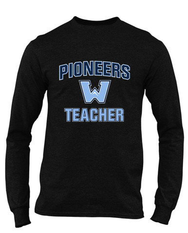 Watauga Pioneers Teacher Men's Premium LS T-Shirt