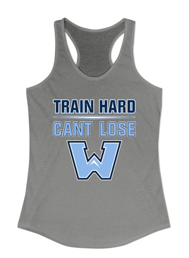 Watauga Pioneers Train Hard, Can't Lose Women's Tank Top