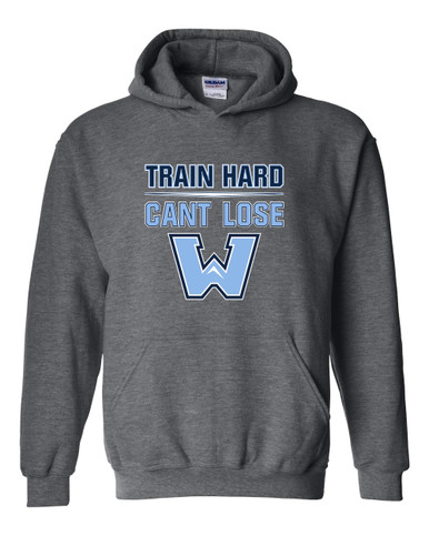 Watauga Pioneers Train Hard, Can't Lose Men's Hoodie