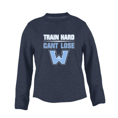 Watauga Pioneers Train Hard, Can't Lose Women's Sweatshirt