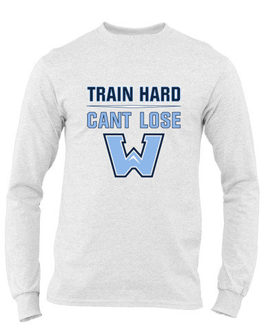 Watauga Pioneers Train Hard, Can't Lose Men's Premium LS T-Shirt