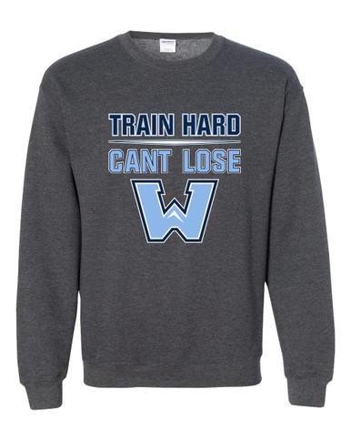 Watauga Pioneers Train Hard, Can't Lose Men's Sweatshirt