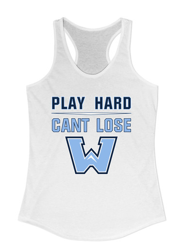 Watauga Pioneers Play Hard, Can't Lose Women's Tank Top