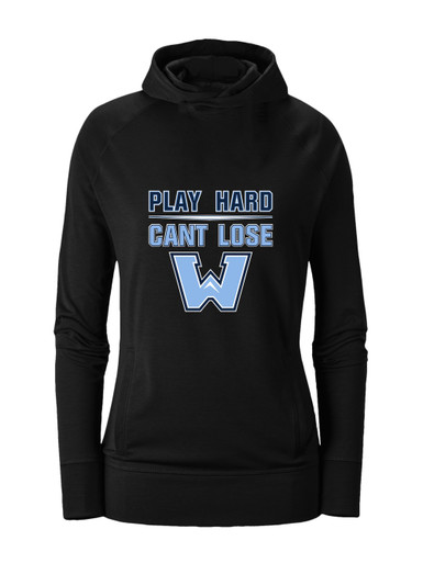 Watauga Pioneers Play Hard, Can't Lose Women's Hoodie