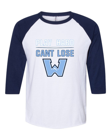 Watauga Pioneers Play Hard, Can't Lose Men's Baseball T-Shirt