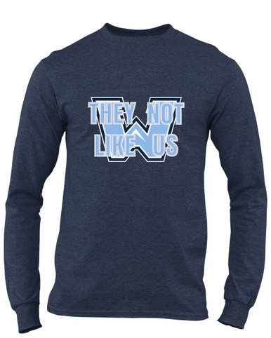 Watauga Pioneers They Not Like Us #2 Men's LS T-Shirt