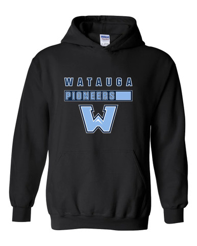 Watauga Pioneers Mascot #7 Men's Hoodie
