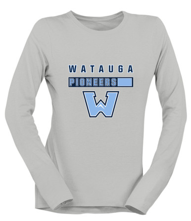 Watauga Pioneers Mascot #7 Women's Premium LS T-Shirt