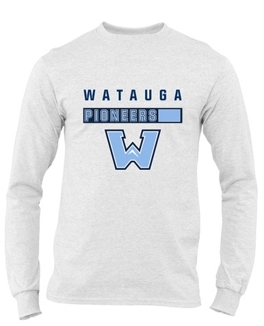 Watauga Pioneers Mascot #7 Men's Premium LS T-Shirt
