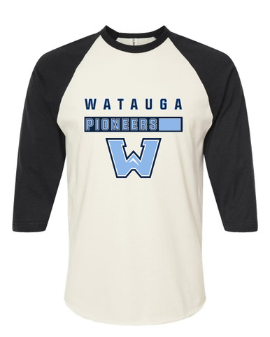 Watauga Pioneers Mascot #7 Men's Baseball T-Shirt